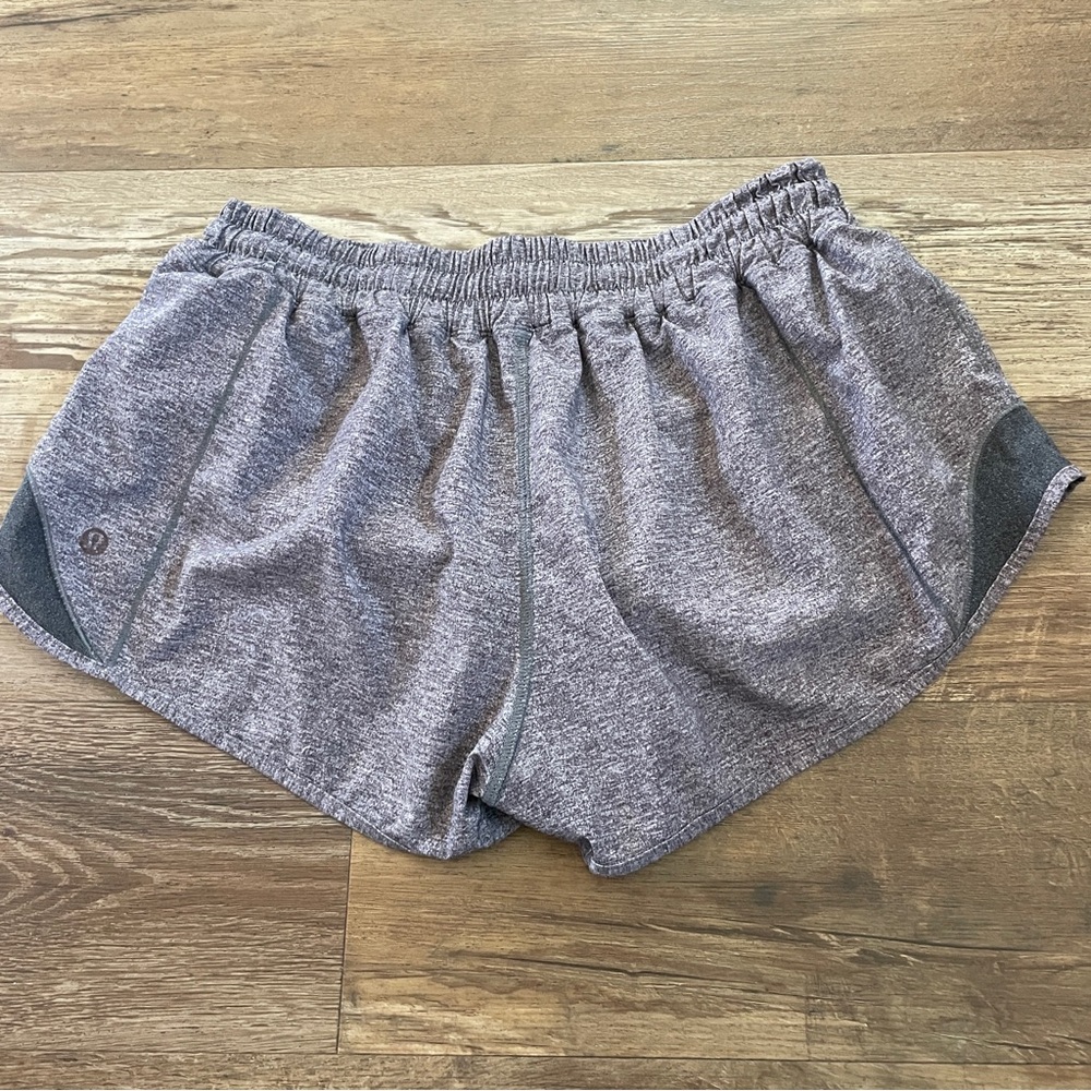 lululemon athletica heathered gray athletic shorts